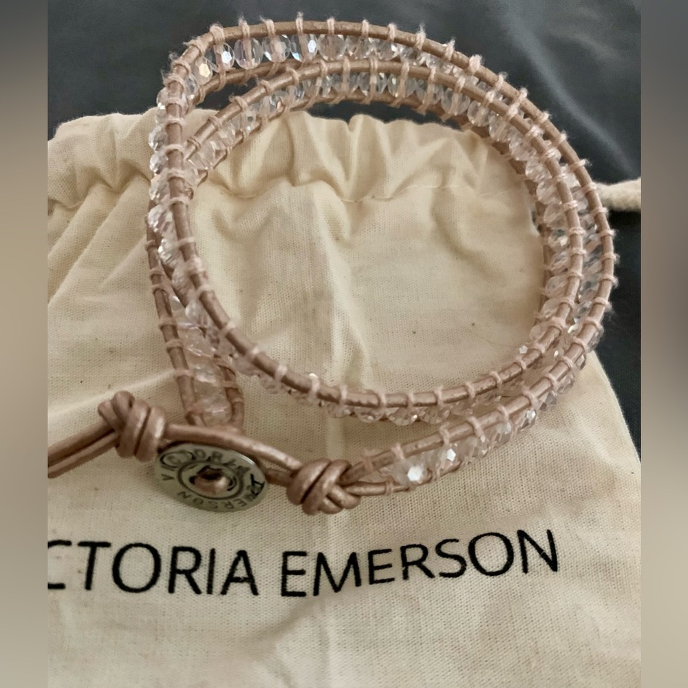 ViCTORiA EMERSON Wrap Bracelet Mixed Materials OS boho western coastal cowgirl